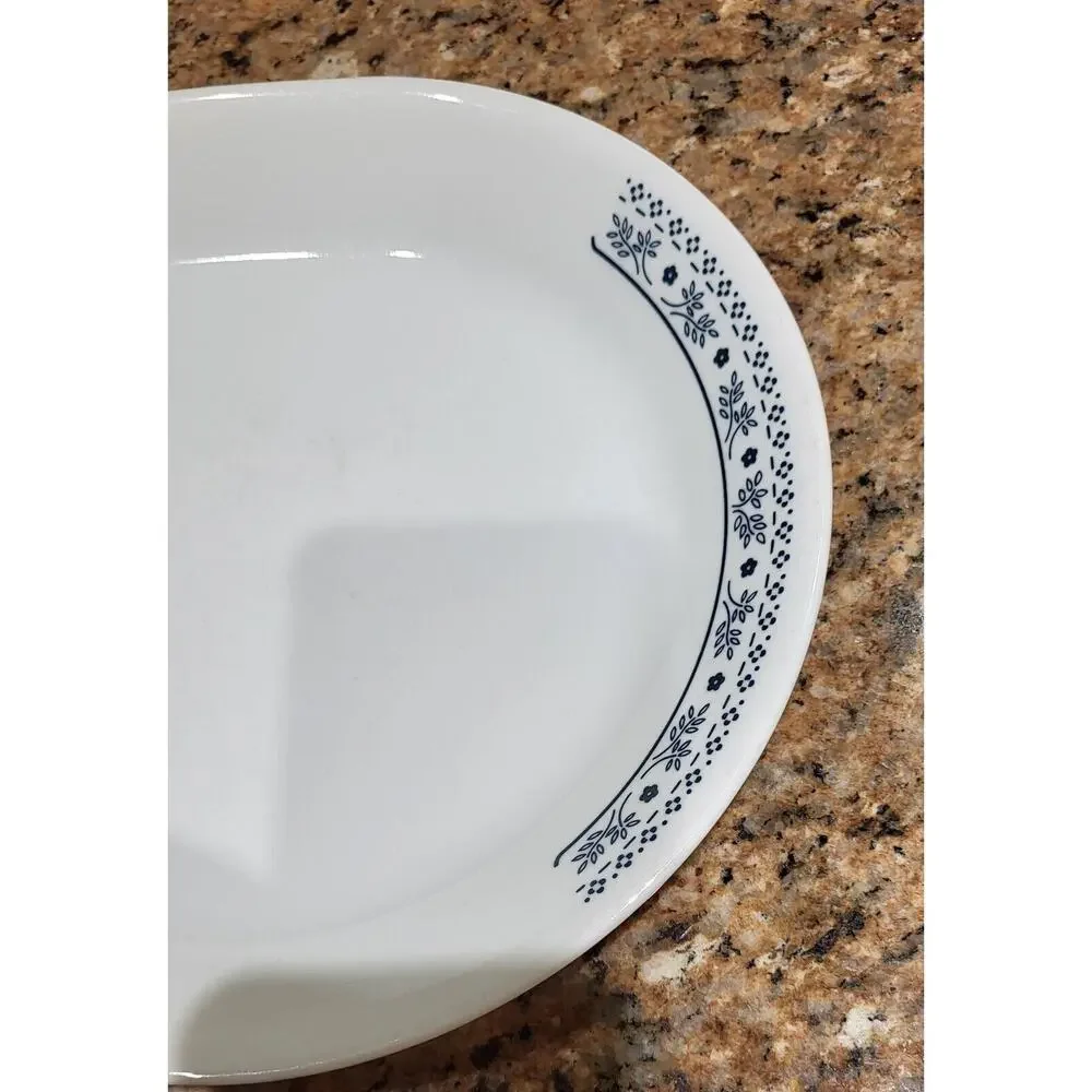 Vintage Corelle Platter Oval Serving USA Floral
